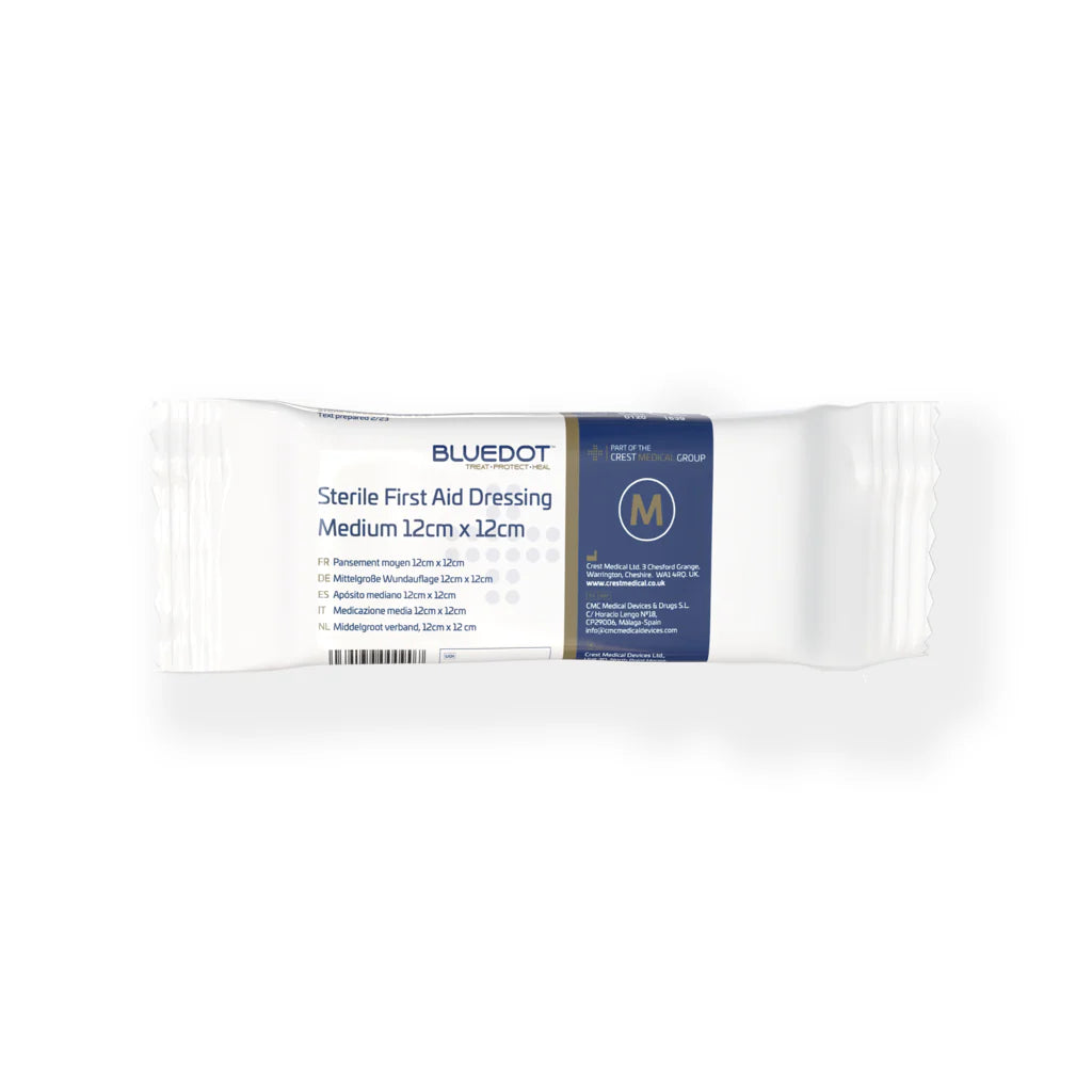 Blue Dot Flow Wrapped Dressing