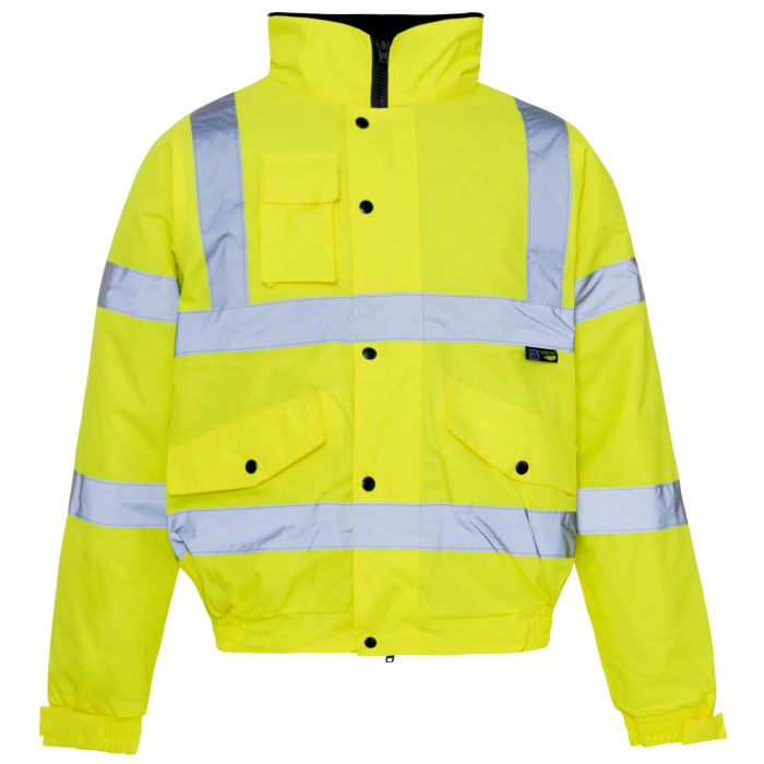 Supertouch Mens Hi-Vis Class 3 Standard Storm Bomber Jacket - Dalton Safety