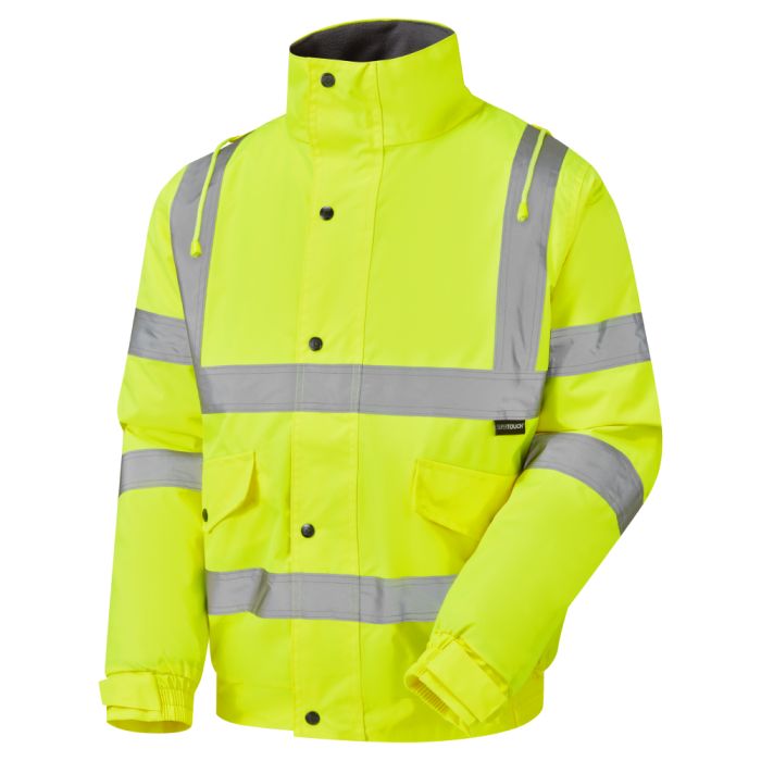 Supertouch Mens Hi-Vis Class 3 Standard Storm Bomber Jacket