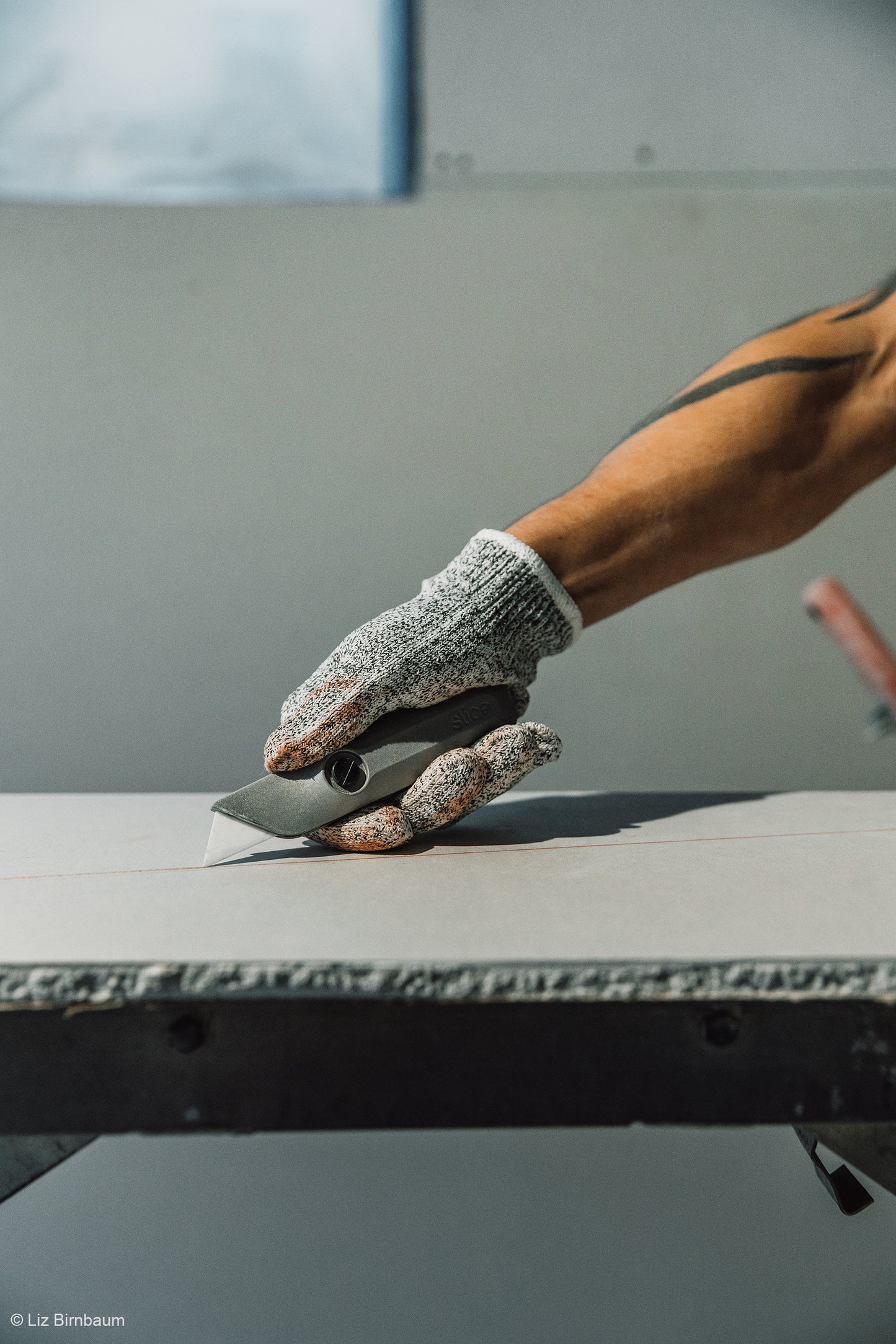 Slice Drywall Knife In use - DaltonSafety