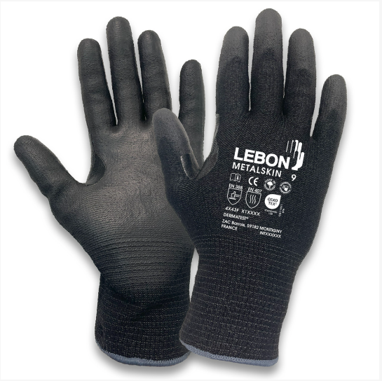 Metalskin Seamless Knitted Glove Cut F