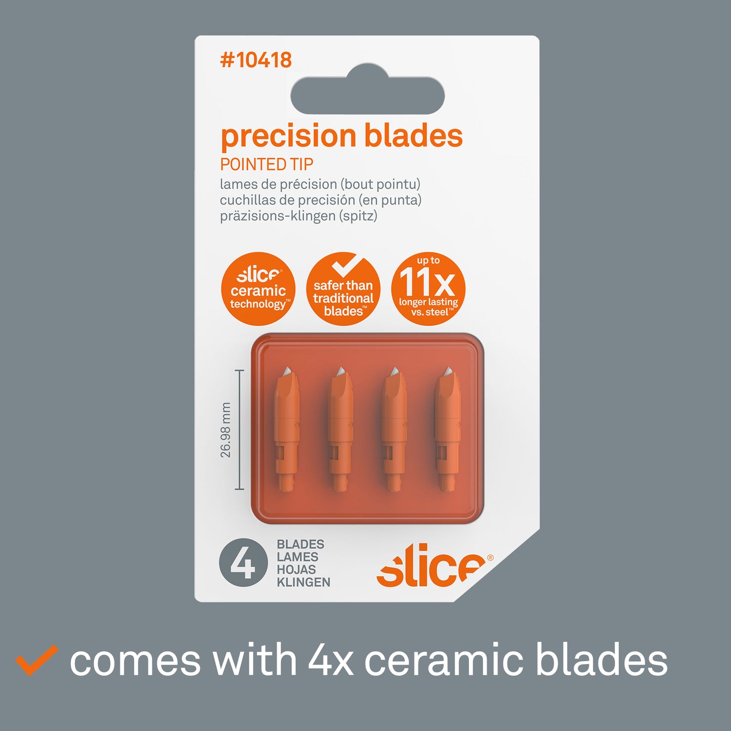 Slice Precision Blades 4x Pack - DaltonSafety