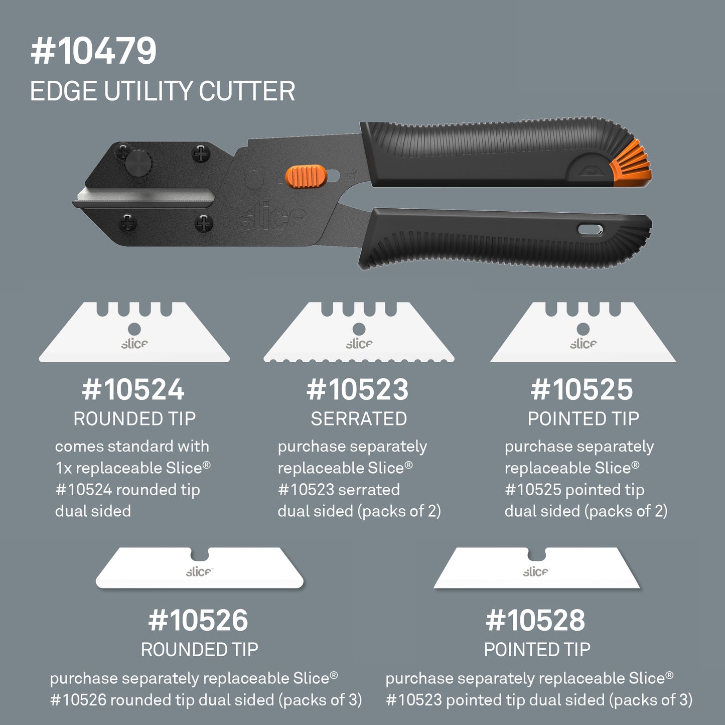 Slice Edge Utility Cutter Blade Compatibility - DaltonSafety