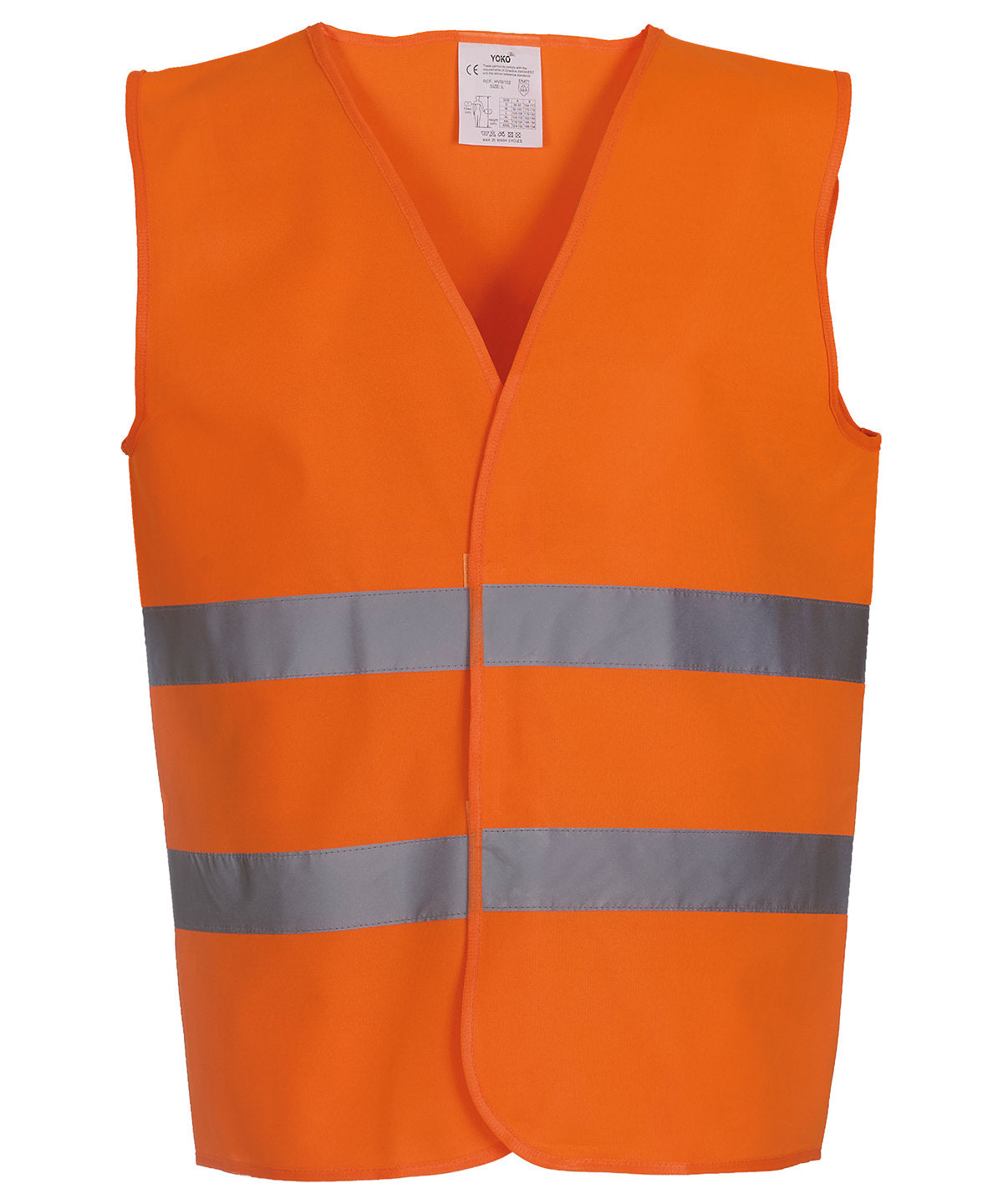 Mens Hi-Vis 2-Band Waistcoat