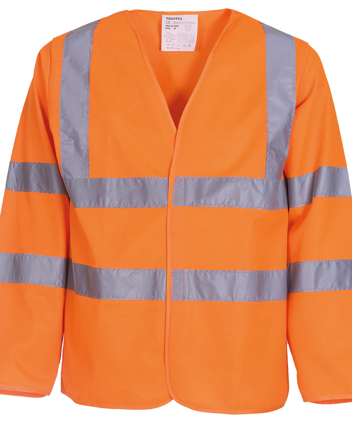 Mens Hi-Vis Long Sleeve Waistcoat