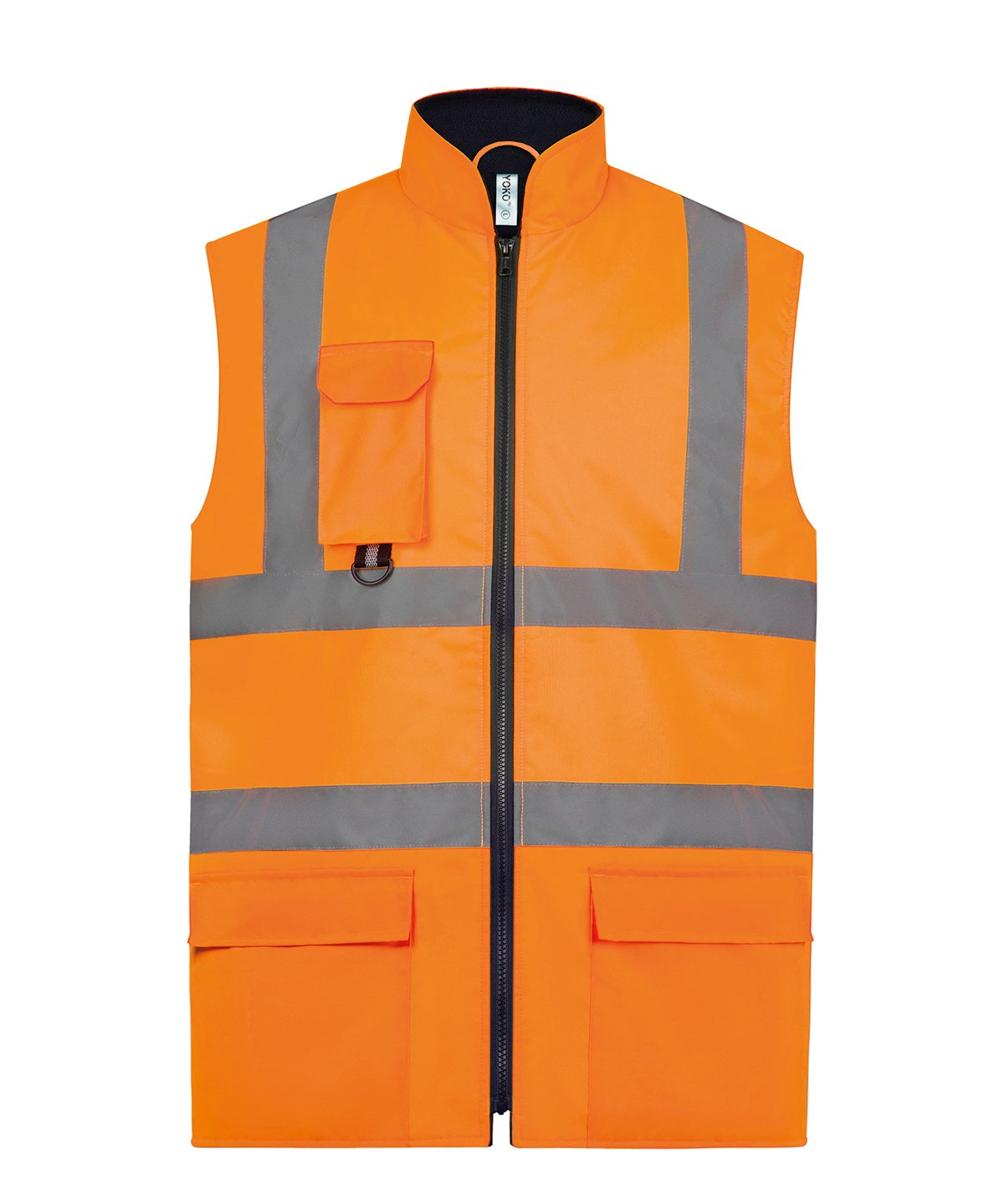 Mens Hi-Vis Padded Bodywarmer