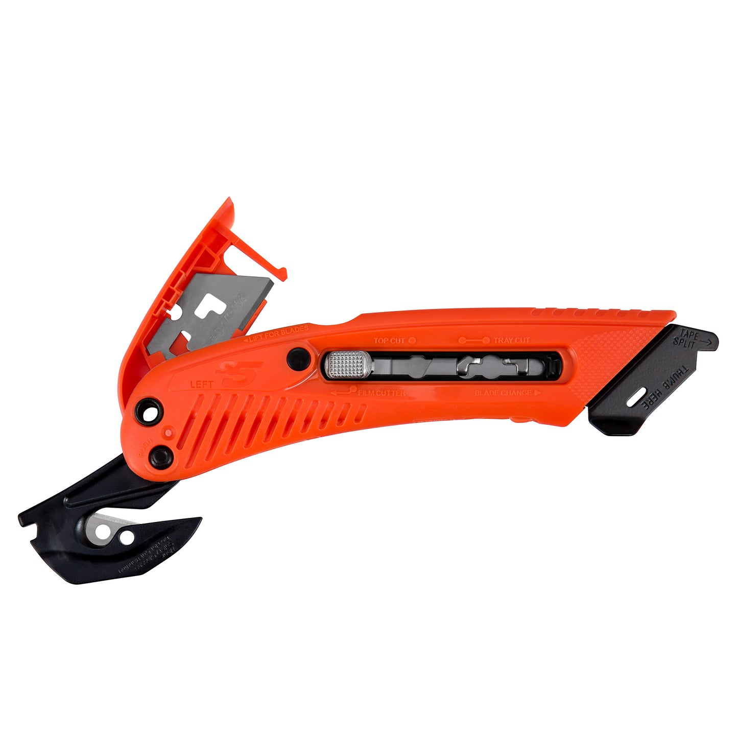 S5L Safety Cutter - 3-in-1 (Cutter, Tape Splitter, Film Cutter) Left Hand Version - DaltonSafety