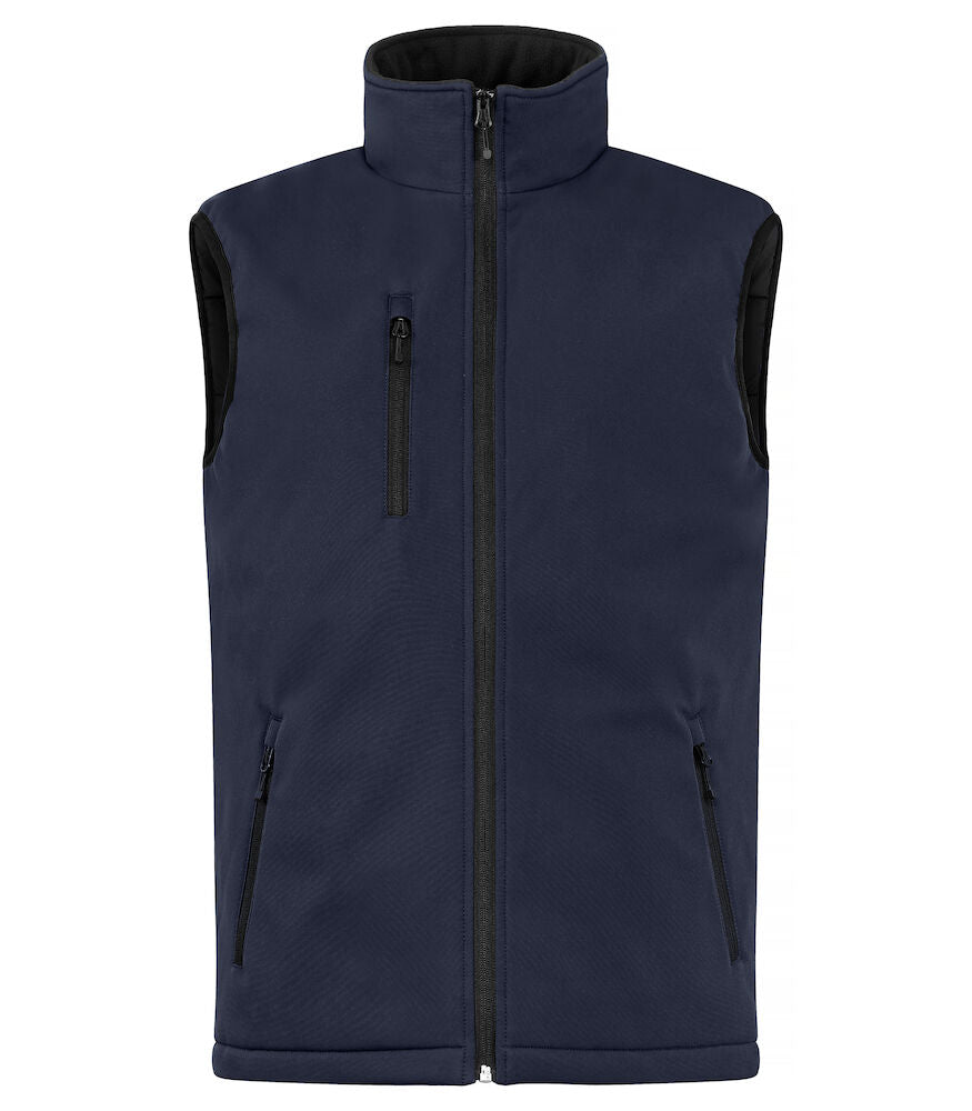 United Brands Clique Mens Padded Softshell Gilet - Dalton Safety - Navy Blue 