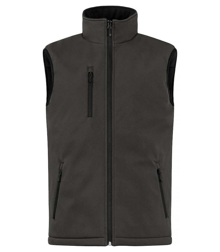 United Brands Clique Mens Padded Softshell Gilet - Dalton Safety - Grey 