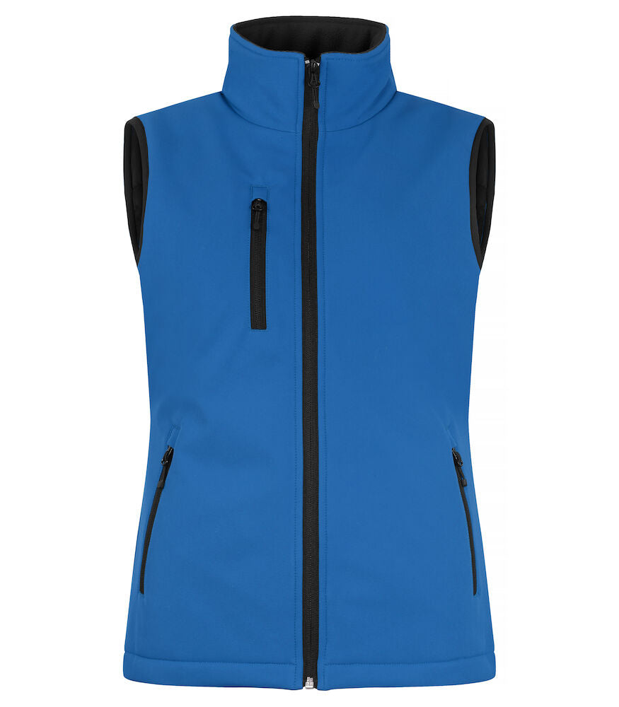 United Brands Clique Womens Padded Softshell Vest - Dalton Safety - Blue 