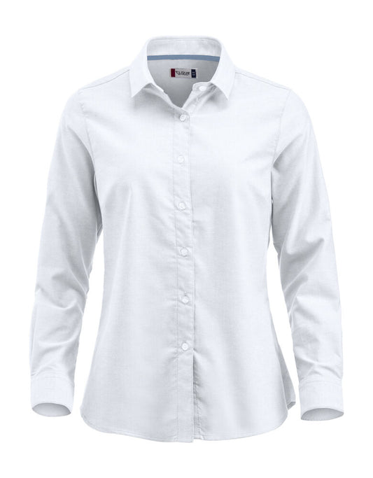 United Brands Clique Garland Womens Long Sleeve Shirt - Dalton Safety - White 