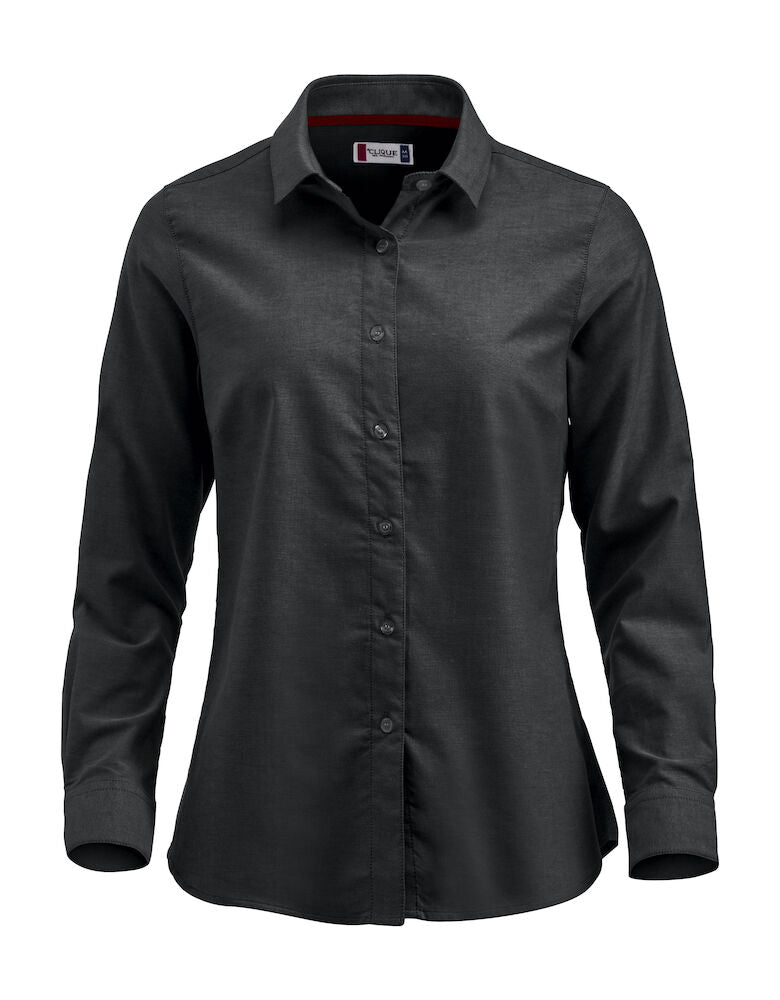 United Brands Clique Garland Womens Long Sleeve Shirt - Dalton Safety - Black 