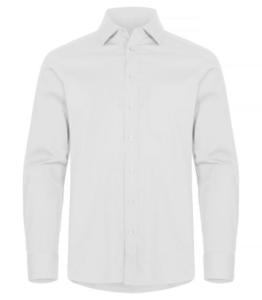 United Brands Clique Mens Stretch Shirt - Dalton Safety - White 