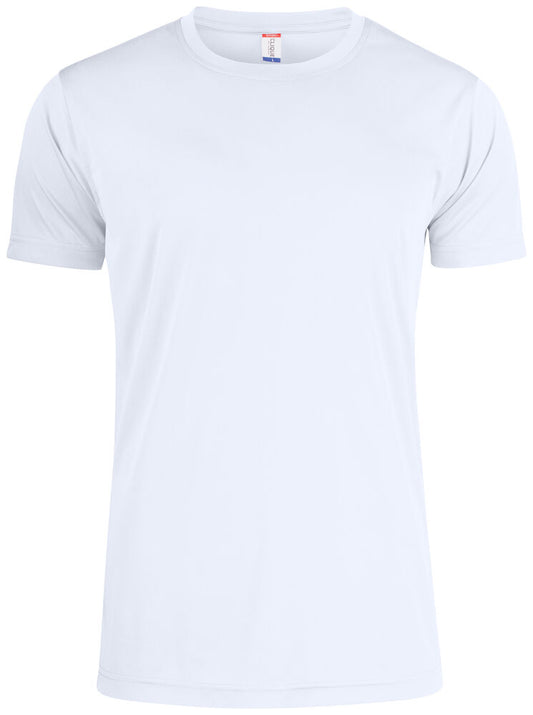 United Brands Clique Mens Basic Active T-shirt - Dalton Safety - White 