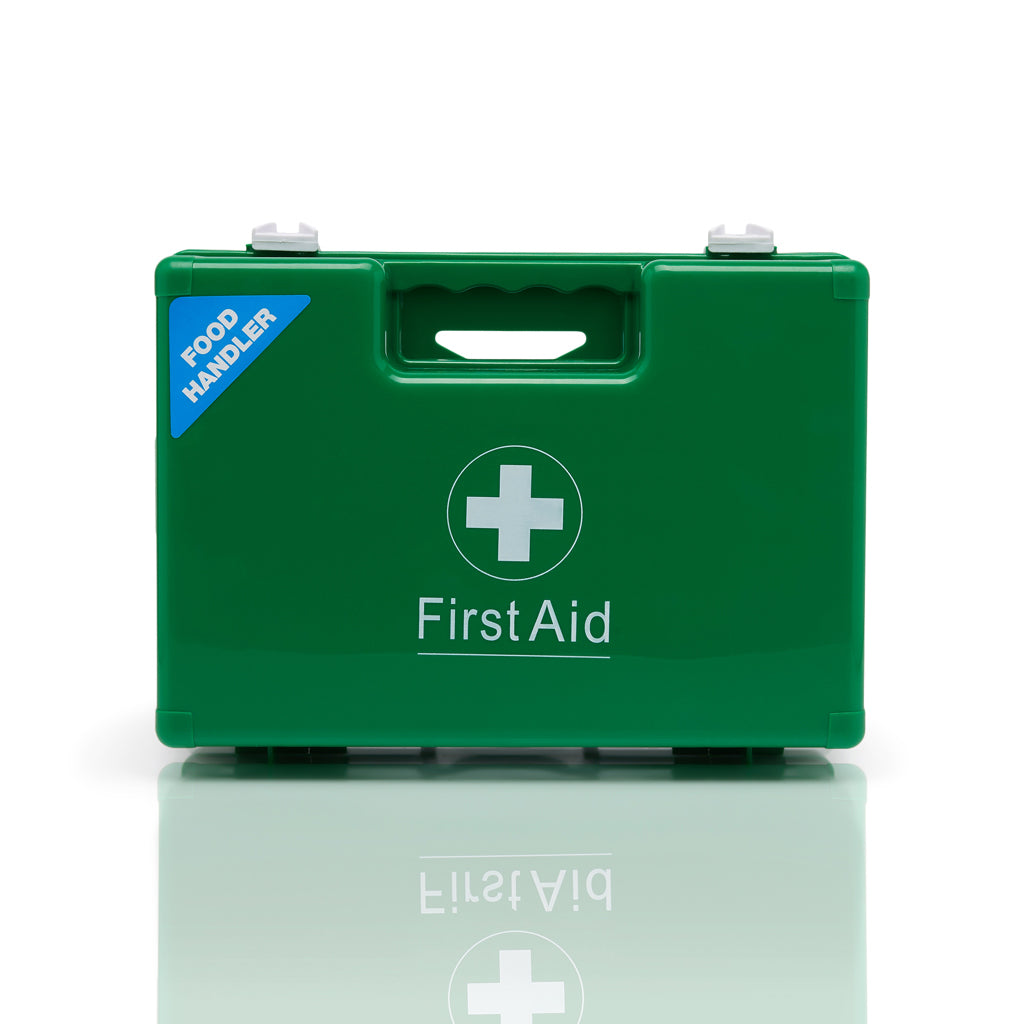 Crest Medical Blue Dot 10 Person HSE Catering First Aid Kit in ABS Box front 