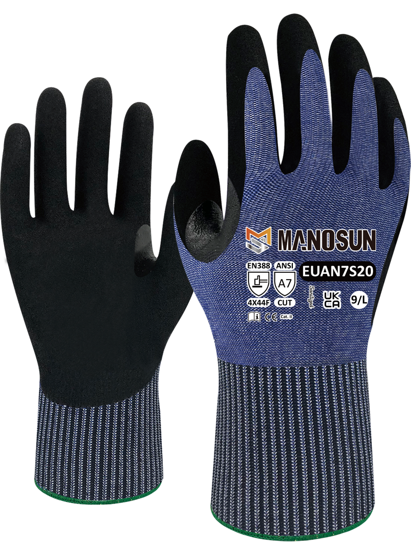 EUAN7S20 Cut Level F Nitrile Glove Gauge 13 - DaltonSafety