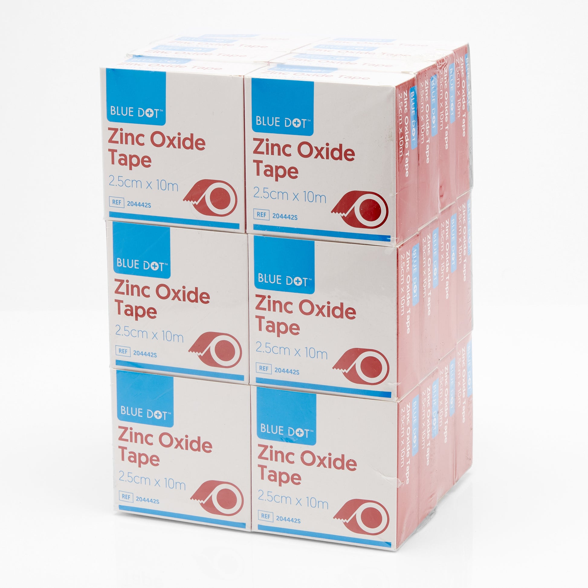 Blue Dot Zinc Oxide Tape 2.5cm x 10m boxes 