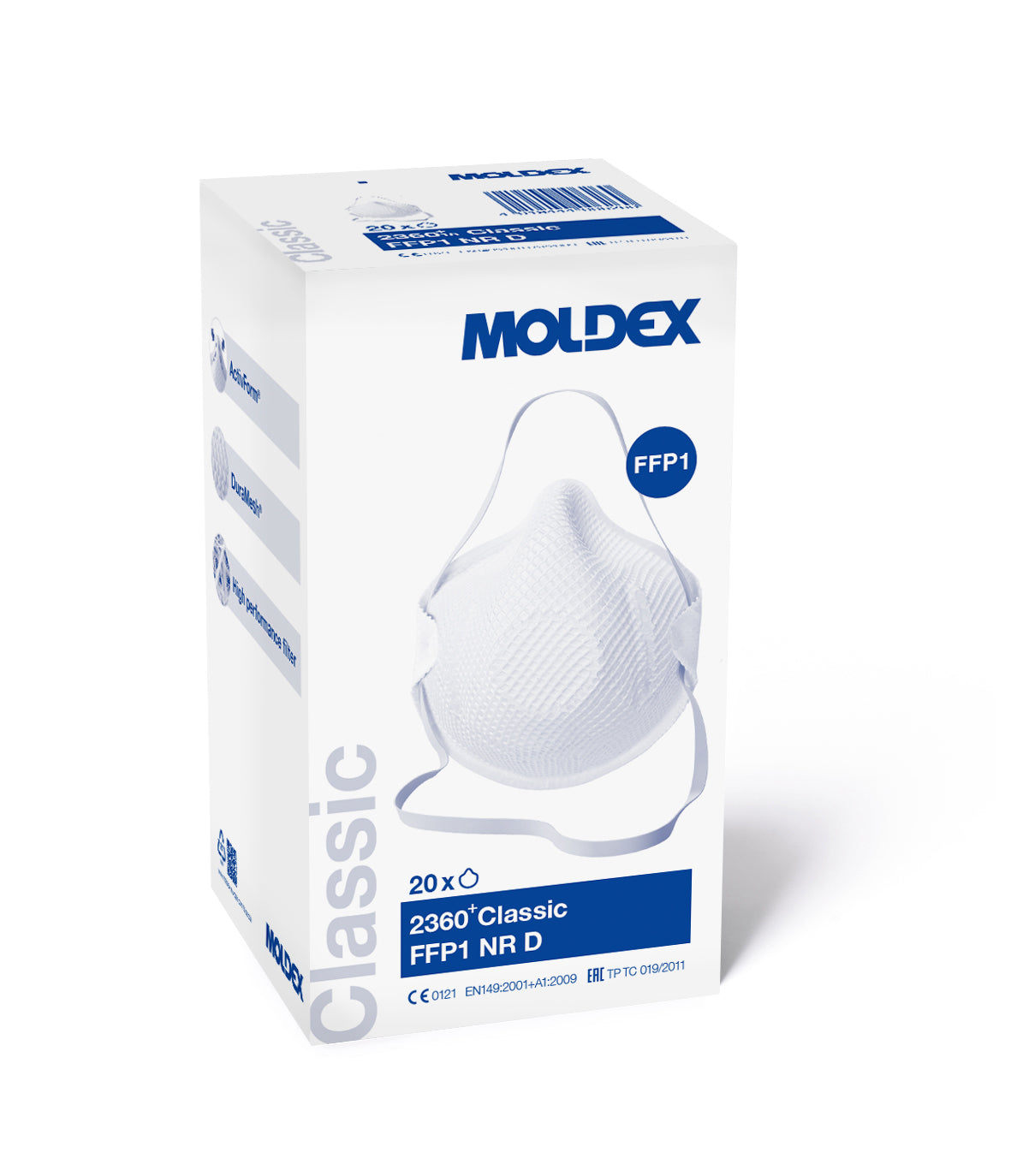 Moldex 2360 Classic FFP1 non valved mask (Box of 20) - DaltonSafety