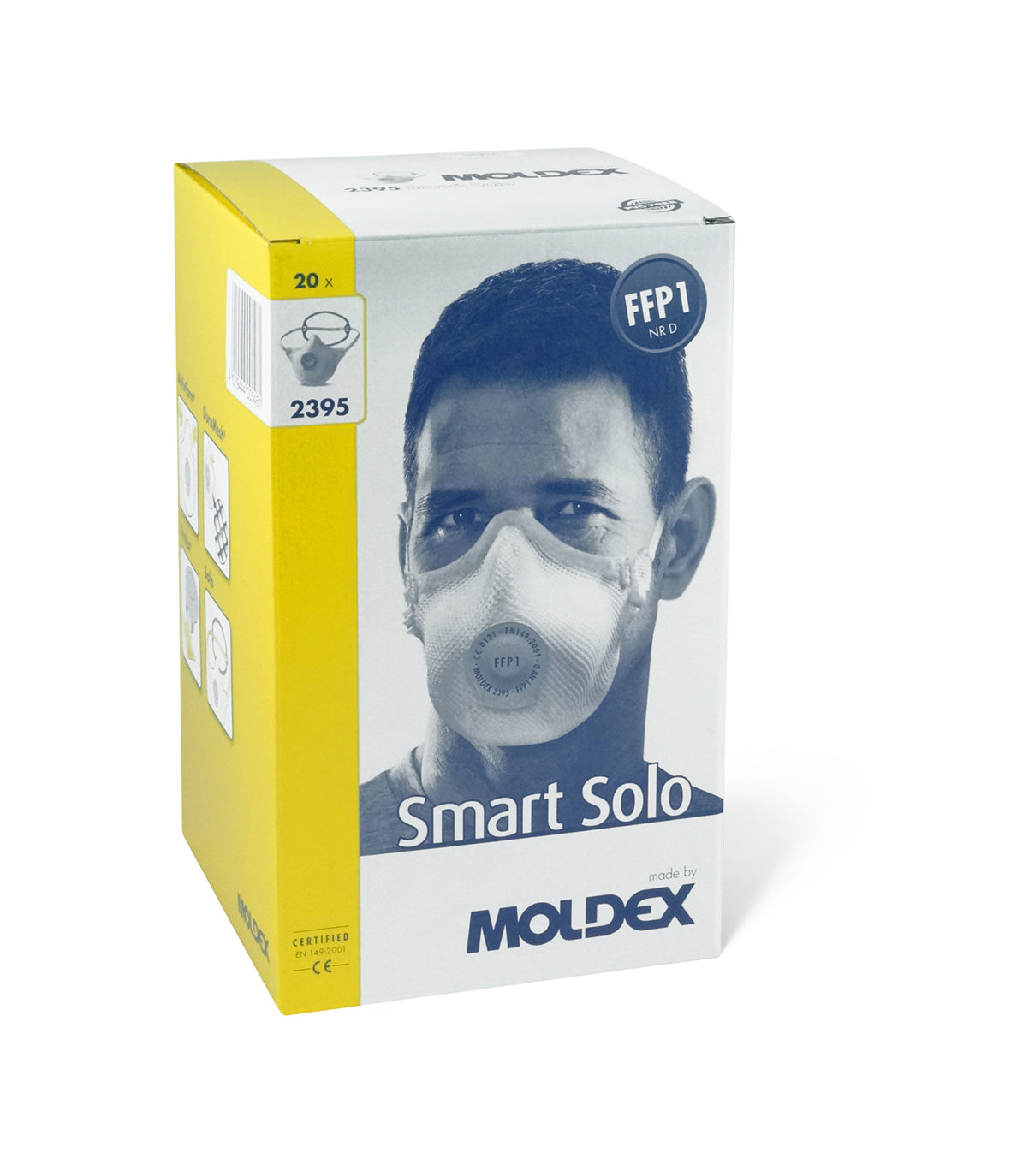 Moldex 2395 Smart Solo FFP1 valved mask (Box of 20) - DaltonSafety