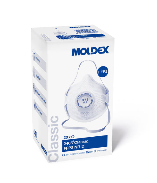 Moldex 2405 Classic FFP2 valved mask (Box of 20) - DaltonSafety