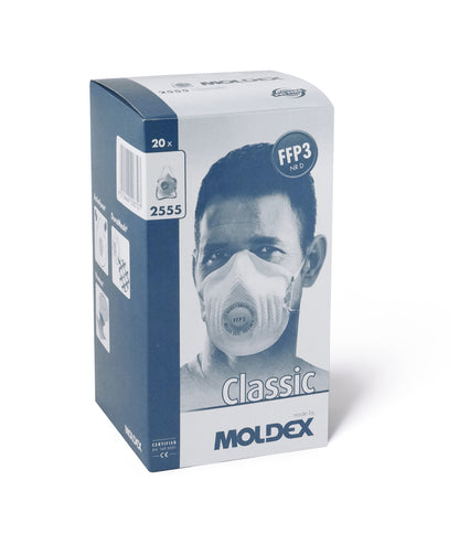 Moldex 2555 Classic FFP3 Valved Mask (Box of 20) - DaltonSafety