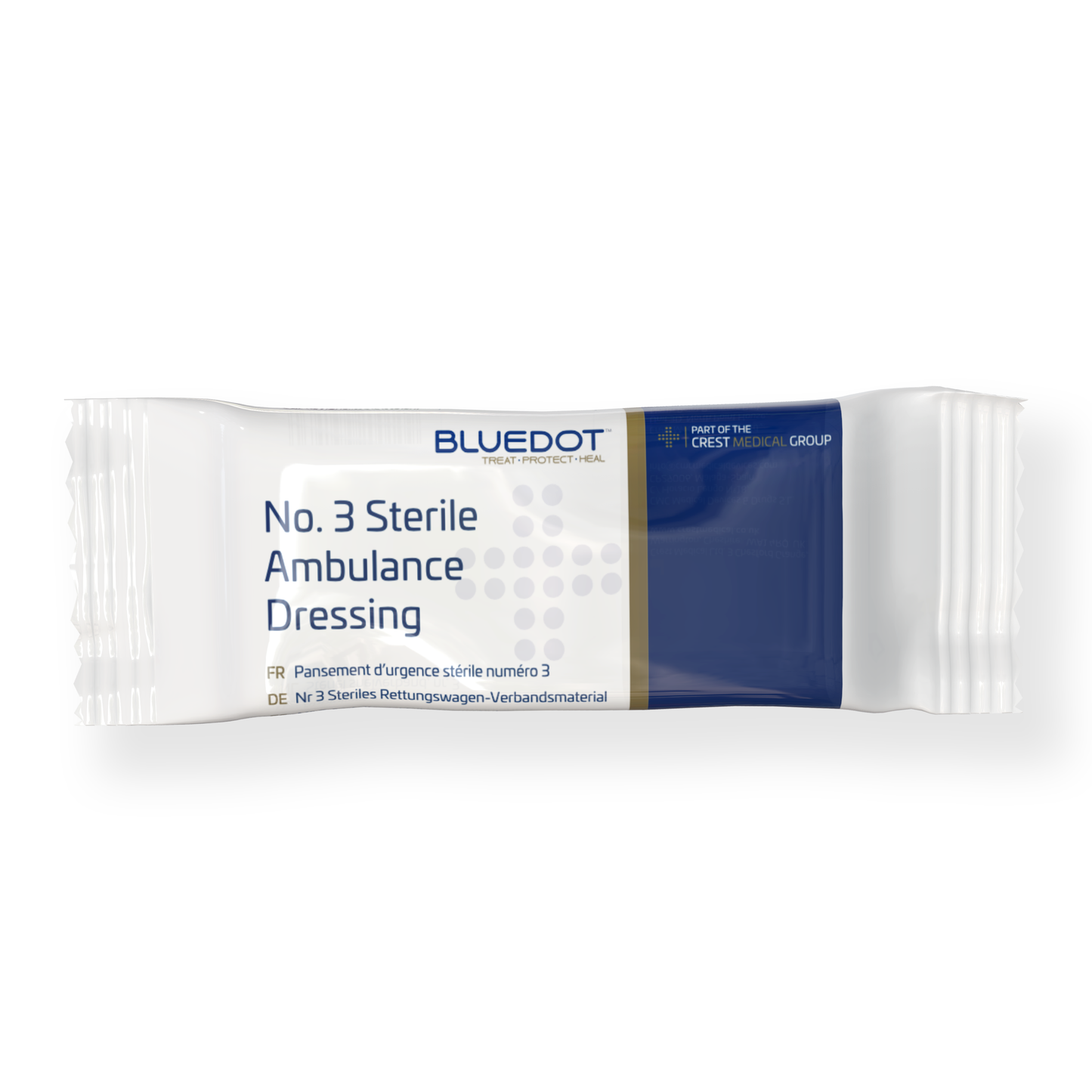 Blue Dot Wrapped Sterile No3 Ambulance Dressing 280mm x 200mm (Pack of 10)