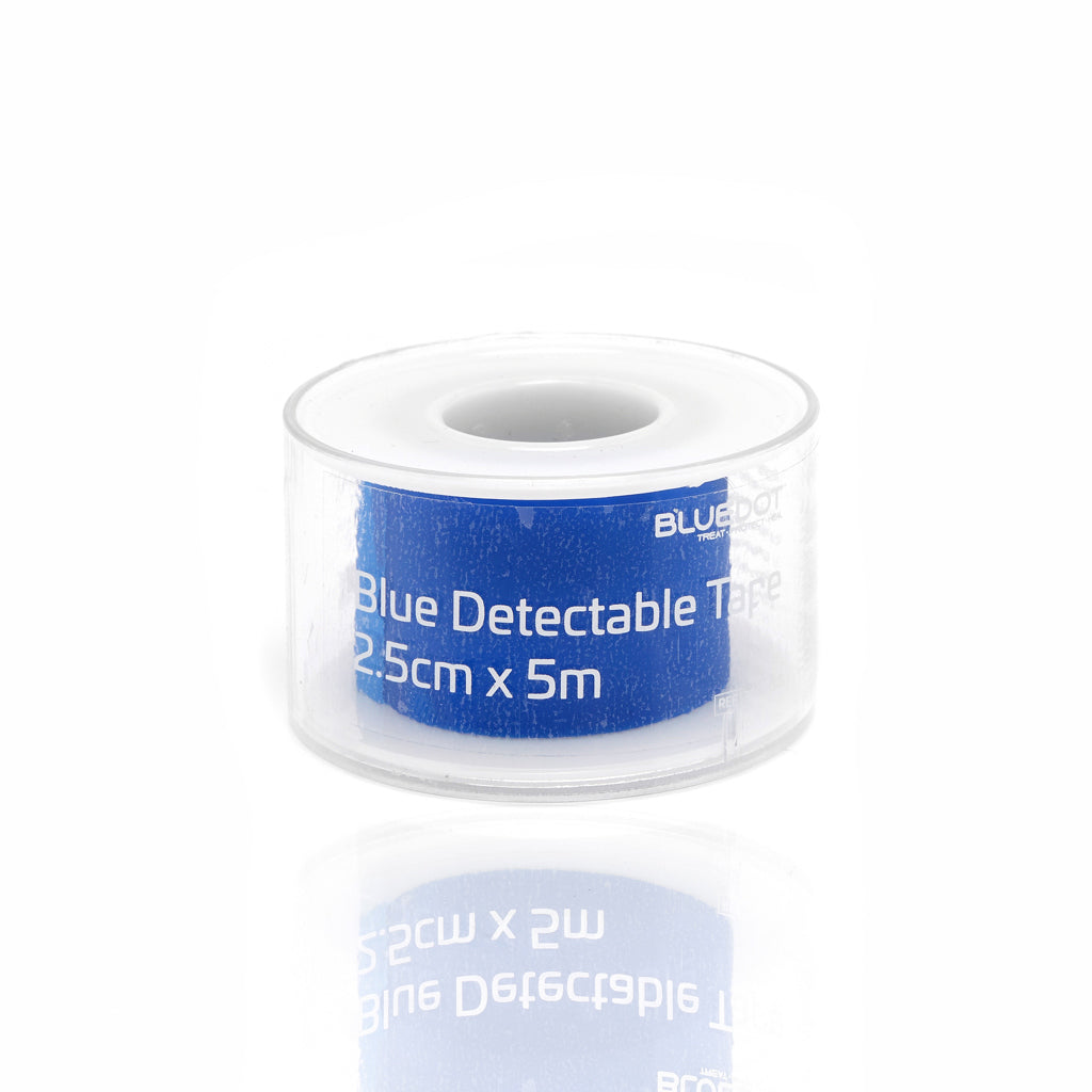 Blue Dot Blue Detectable Tape 2.5cm x 5m