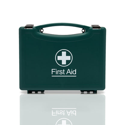 Blue Dot One Person HSE Travel First Aid Kit in Green Box