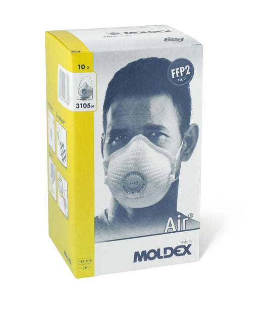 Moldex 3105 AIR FFP2 RD Valved Size M/L (Box of 10) - DaltonSafety