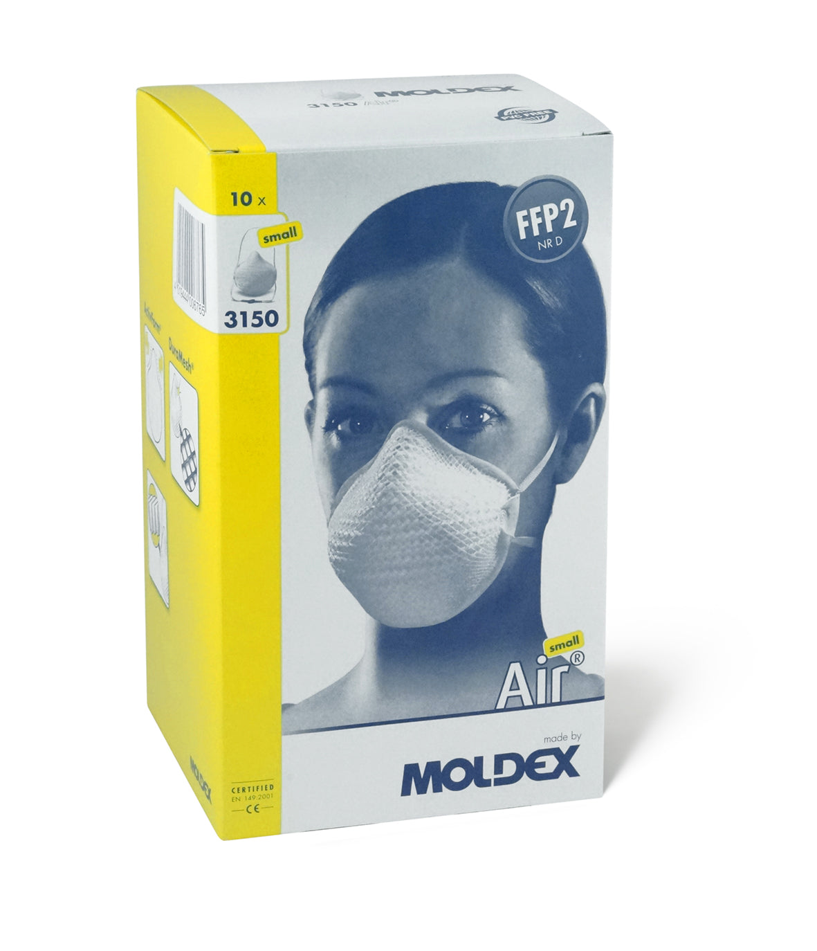 Moldex AIR FFP2 RD Non Valved Size S/M (Box of 10) - DaltonSafety
