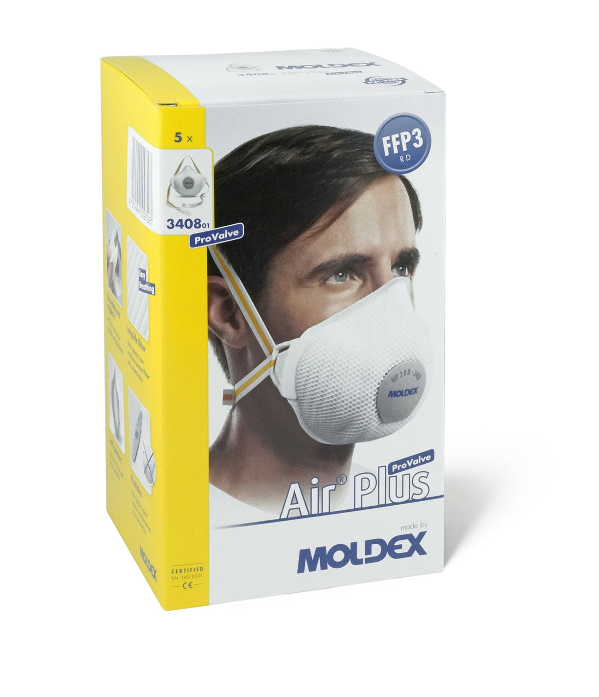 Moldex Air Plus ProValve FFP3 RD (Box of 5) - DaltonSafety