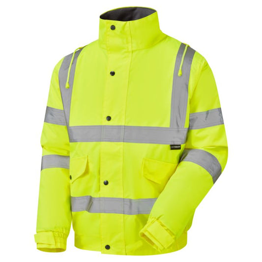 Supertouch Mens Hi-Vis Class 3 Standard Storm Bomber Jacket