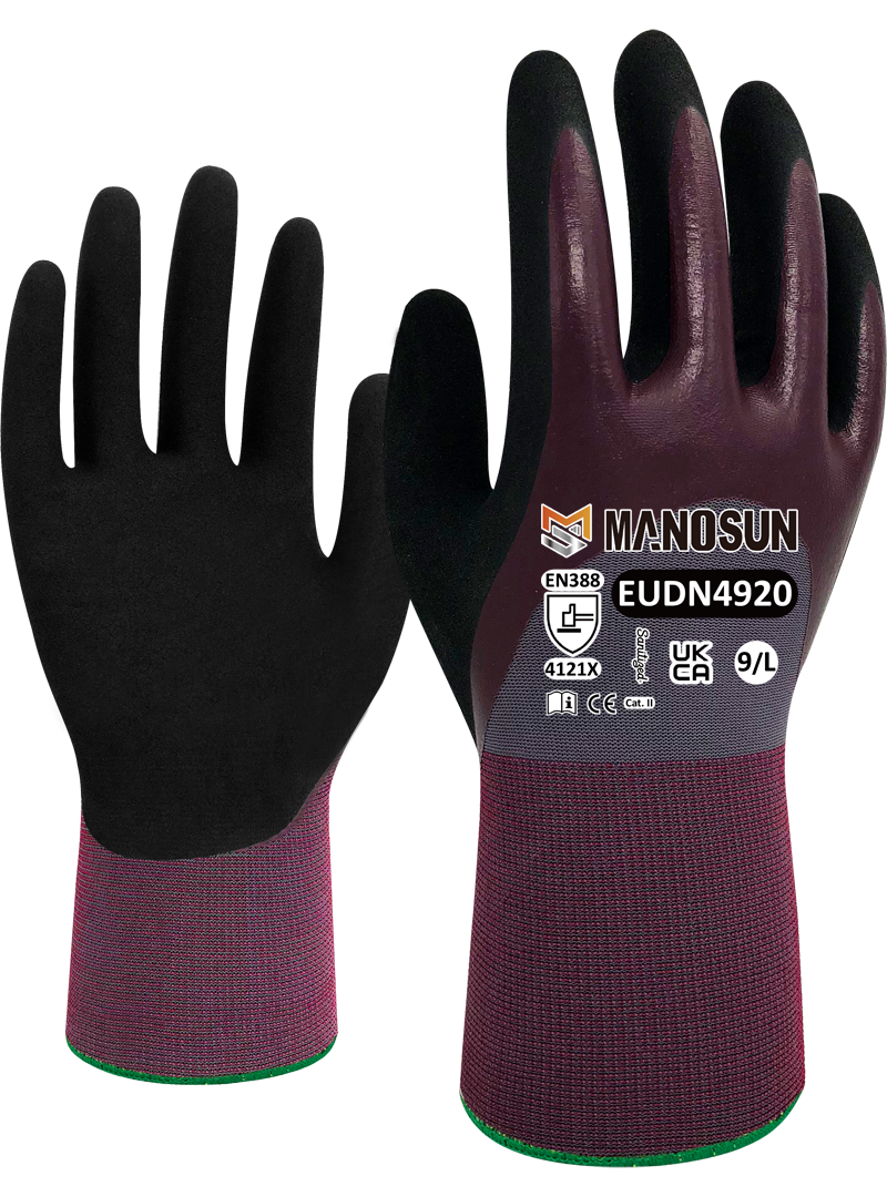 EUDN4920 3/4 Oil Grip Glove Gauge 18 - DaltonSafety