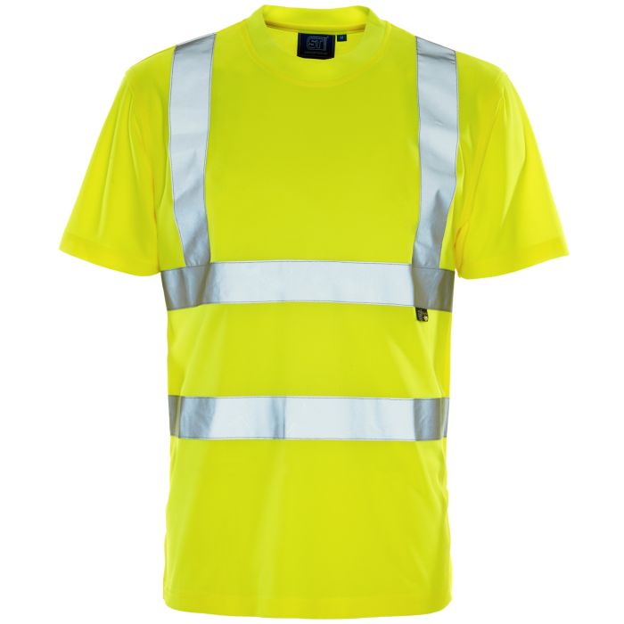 Supertouch Mens Hi-Vis Class 2 Bird Eye T-Shirt