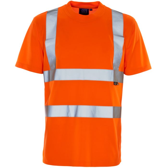 Supertouch Mens Hi Vis Class 2 Bird Eye T-Shirt