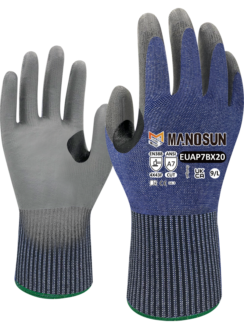 EUAP7BX20 Cut Level F PU Glove Gauge 13 - DaltonSafety