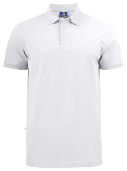 United Brands 2021 Pro-Job Mens Pique Polo - Dalton Safety - White 