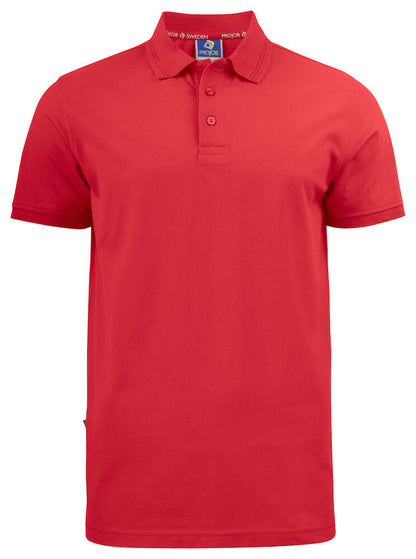 United Brands 2021 Pro-Job Mens Pique Polo - Dalton Safety - Red 