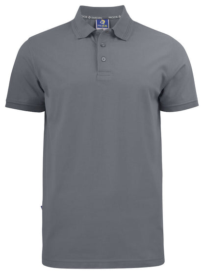 United Brands 2021 Pro-Job Mens Pique Polo - Dalton Safety - Grey 