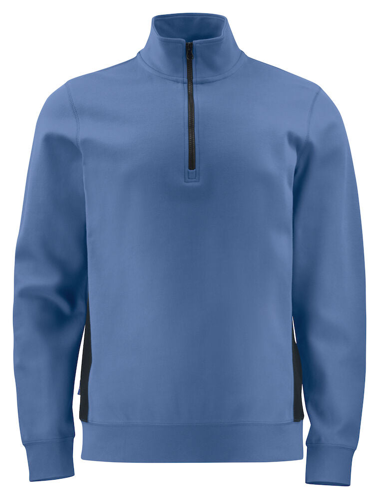 Blue Mens Quarter Zip Sweatshirt