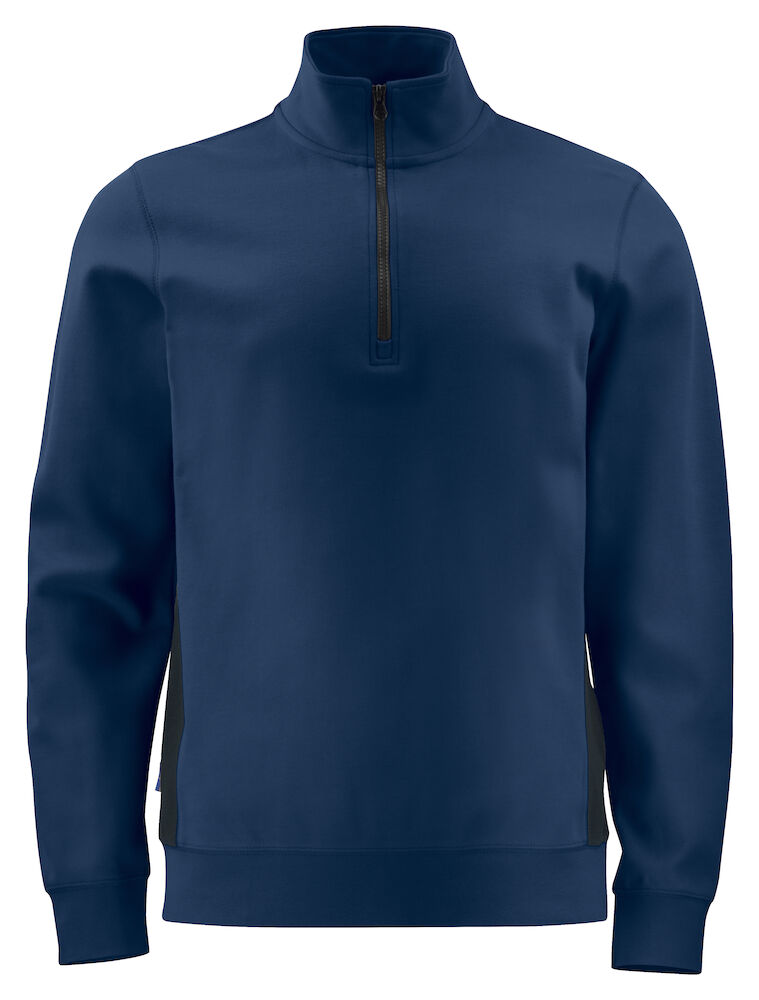 Navy Mens Quarter Zip Sweatshirt