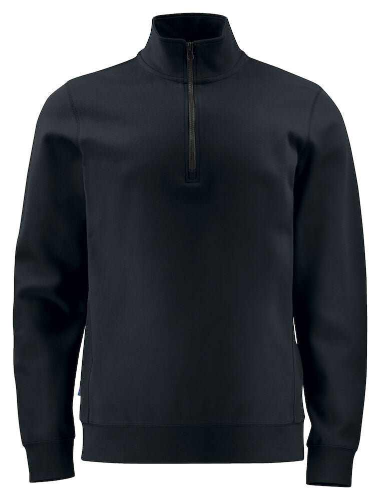 Black Mens Quarter Zip Sweatshirt