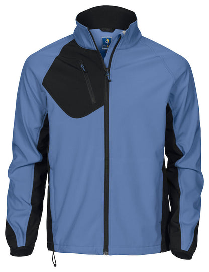 United Brands 2422 Pro-Job Mens Softshell jacket - Dalton Safety - Blue 