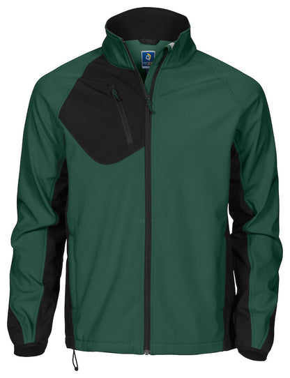 United Brands 2422 Pro-Job Mens Softshell jacket - Dalton Safety - Green 