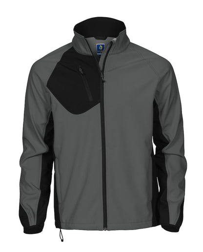 United Brands 2422 Pro-Job Mens Softshell jacket - Dalton Safety - Grey 