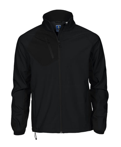 United Brands 2422 Pro-Job Mens Softshell jacket - Dalton Safety - Black 