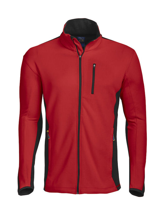 United Brands 3307 Pro-Job Mens Micro Jacket - Dalton Safety - Red 