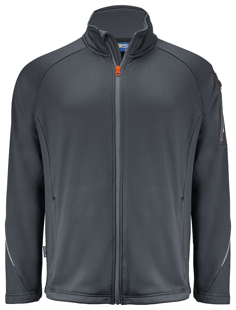 3319 Pro-Job Mens Microfleece Jacket - Dalton Safety - Grey 