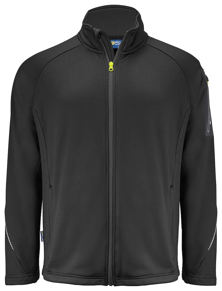 3319 Pro-Job Mens Microfleece Jacket - Dalton Safety - Black 