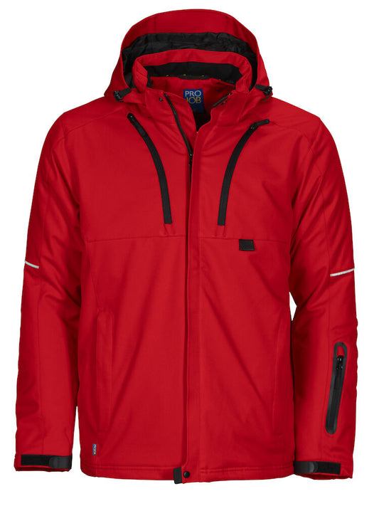 United Brands 3407 Pro-Job Mens Padded Functional Jacket - Dalton Safety - Red